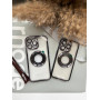 Чорний чохол на iPhone 14 pro MagSafe "colurl new phone case "з закритою камерою 
